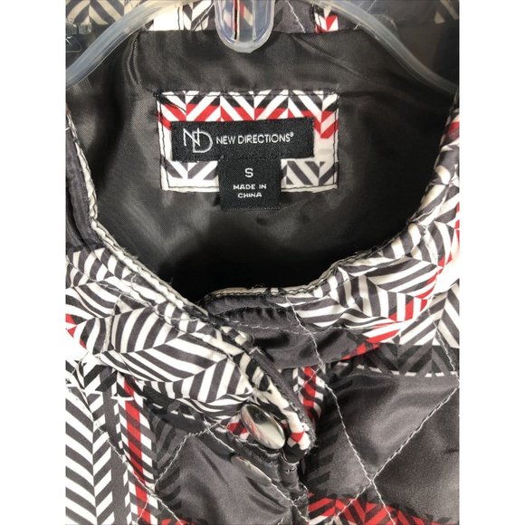 New Direction Woman's Plaid Adult Size Small Vest - Picture 2 of 8